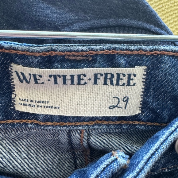 Free People We The Free Palmer Cuffed Jeans in Tunnel Vision - Picture 8 of 8